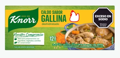 KNORR CALDO DE GALLINA X 12 UN. 