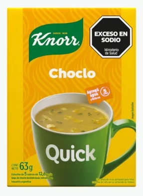KNORR SOPA QUICK CHOCLO C/PEREJIL X 5 UN.