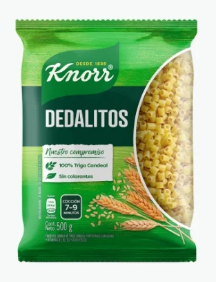 KNORR FIDEOS DEDALITOS X 500 GRS.
