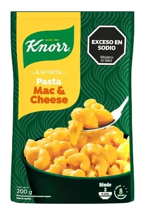 KNORR PASTA MAC AND CHESSE X 200 GRS.