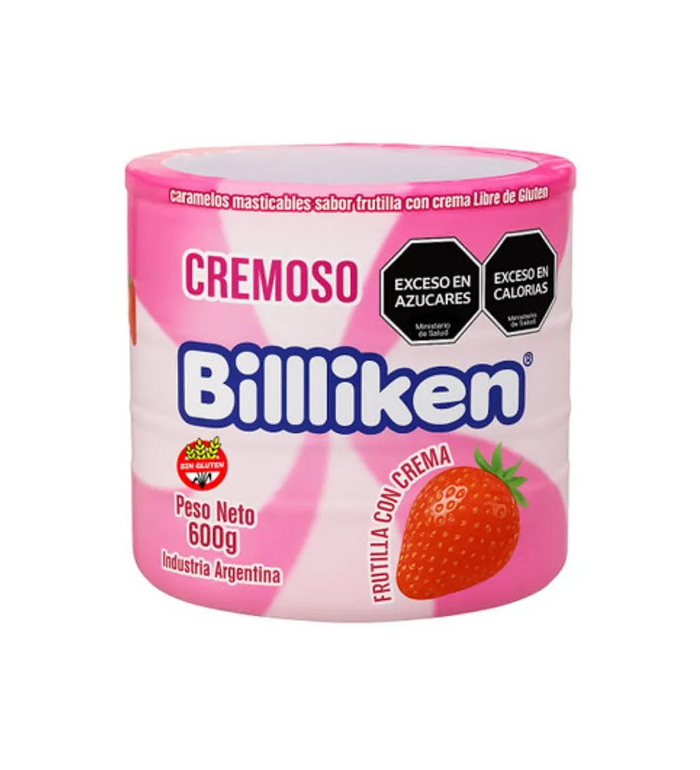 BILLIKEN CARAMELOS CREAM POTE X 600 GRS.