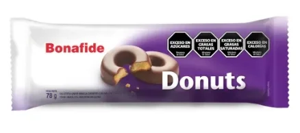 BONAFIDE DONUTS LECHE X 78 GRS.