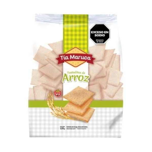 TIA MARUCA TOSTADITAS DE ARROZ X 120 GRS.