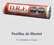 D.R.F. MENTOL X 12 UN.