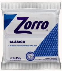 ZORRO JABON PAN CLASICO X 2 UN. X 150 GRS.