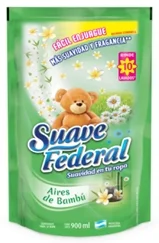 SUAVE FEDERAL SUAVIZANTE AIRES DE BAMBU X 900 ML.