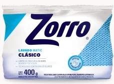 ZORRO JABON EN POLVO CLASICO MATIC X 400 GRS.