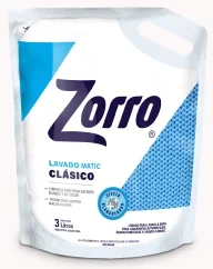 ZORRO LIQUIDO CLASICO DOY PACK X 3 LT.