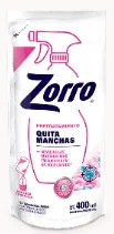 ZORRO QUITAMANCHAS DOY PACK X 400 ML.