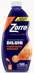 ZORRO LIQUIDO P/DILUIR EVO. QUITAMANCHAS X 500 ML.