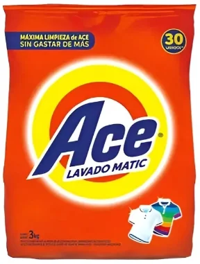 ACE JABON EN POLVO MATIC X 3 KGRS.