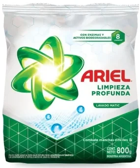 ARIEL POLVO LIM. PROFUNDA MATIC X 800 GRS.
