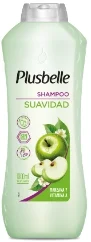 PLUSBELLE SHAMPOO (MANZANA) SUAVIDAD X 1 LT.