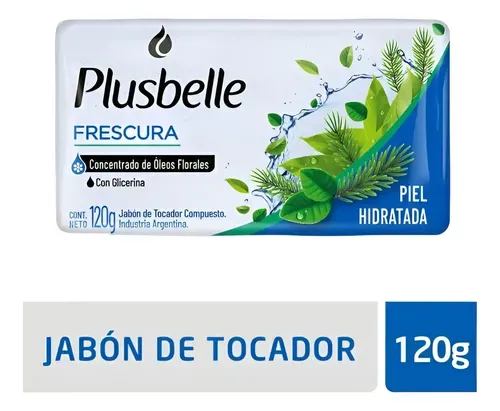 PLUSBELLE JABON FRESCURA X 120 GRS.